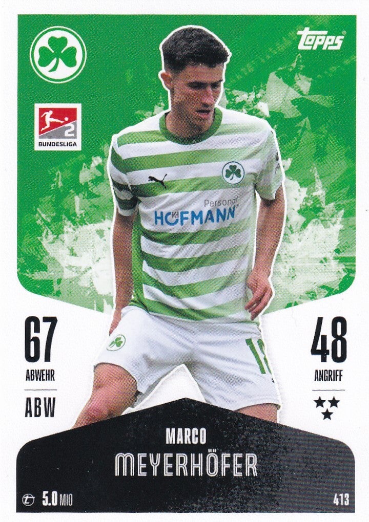 Marco Meyerhöfer / SpVgg Greuther Fürth / Topps Match Attax 2024 / Basis Karte / Nr. 413