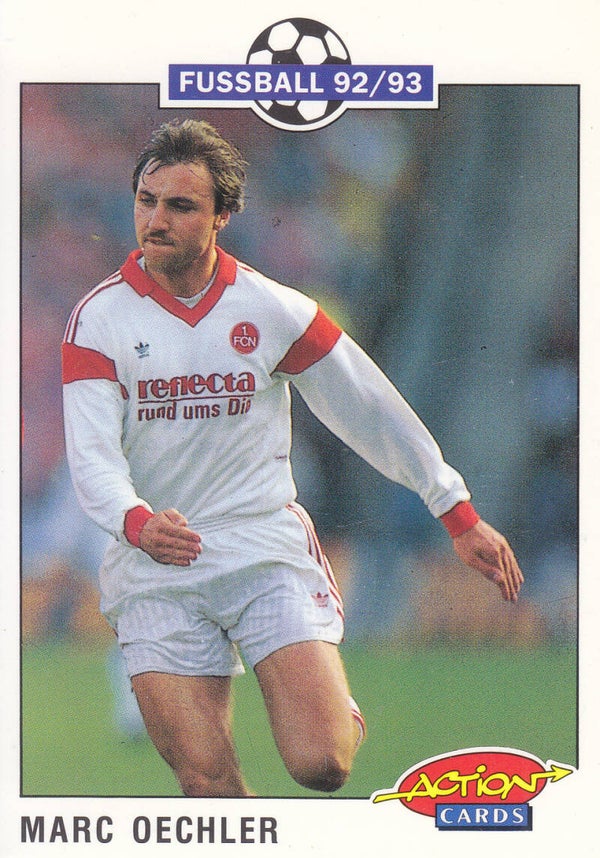 Marc Oechler - 1.FC Nürnberg - Panini Bundesliga 1992 - Action Card - Nr. 167