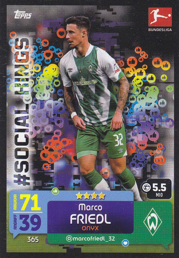Marco Friedl SV Werder Bremen Social Kings Nr.365