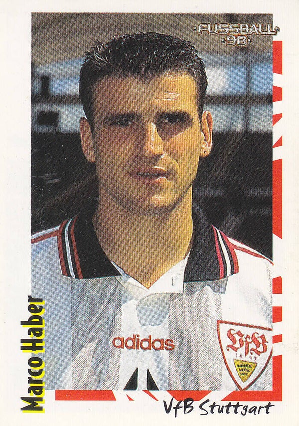 Marco Haber - VFB Stuttgart - Panini Bundesliga 1998 - Basis Bild - Nr. 99