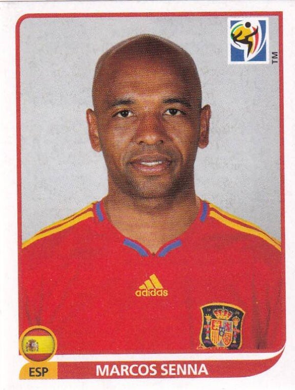 Marcos Senna - Spanien - Panini WM 2010 - Basis Bild - Nr. 572