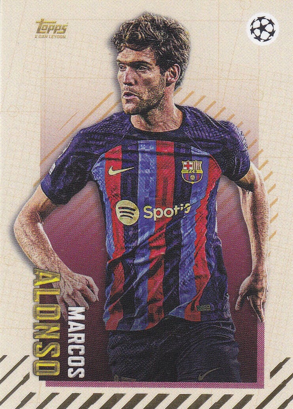 Marcos Alonso / FC Barcelona / Topps Super Stars 2022 / Current Stars / Nr. 61