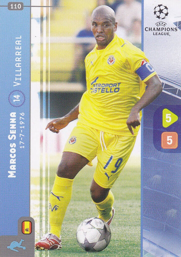 Marcos Senna / FC Villareal / Panini Champions League 2008 / Basis Karte / Nr.110