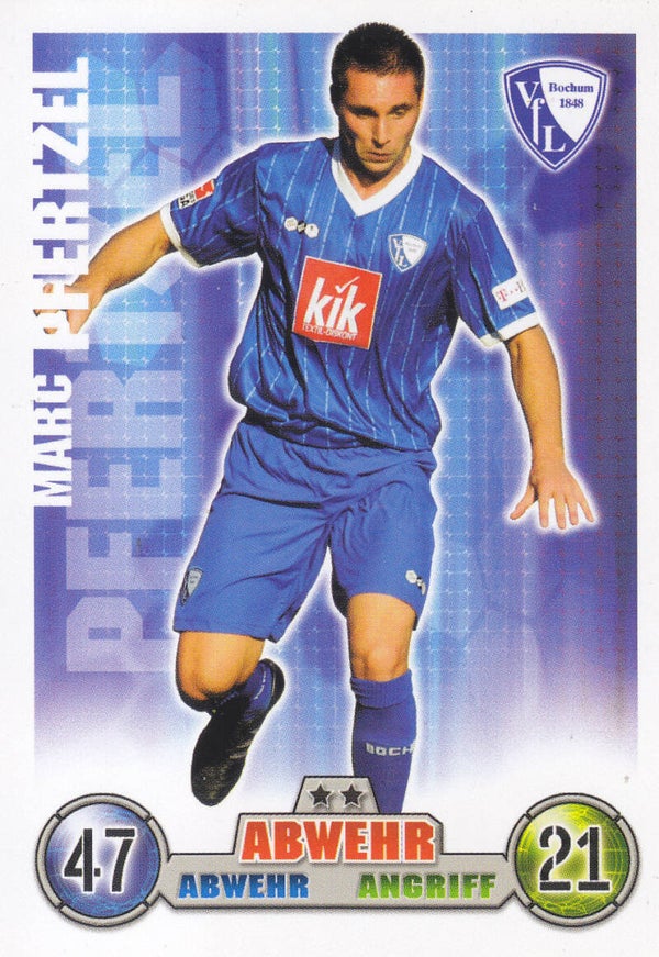 Marc Pfertzel  / VFL Bochum /  Match Attax 2008 / Basis Karte / Nr.40