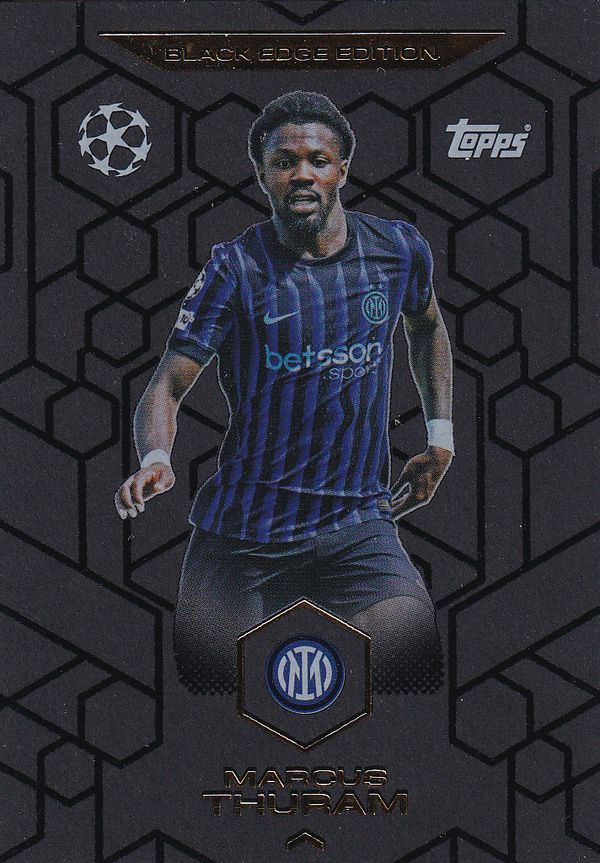 Marcus Thuram - Inter Mailand - Topps Champions League 2025 - Black Edge - Nr. BE9