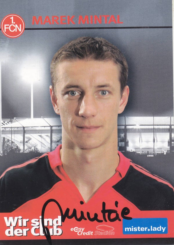 Marek Mintal / 1.FC Nürnberg / Autogrammkarte 2006
