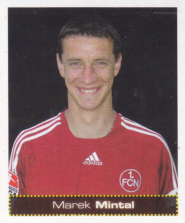 Marek Mintal / 1.FC Nürnberg / Panini Bundesliga 2007 / Basis Bild / Nr. 377