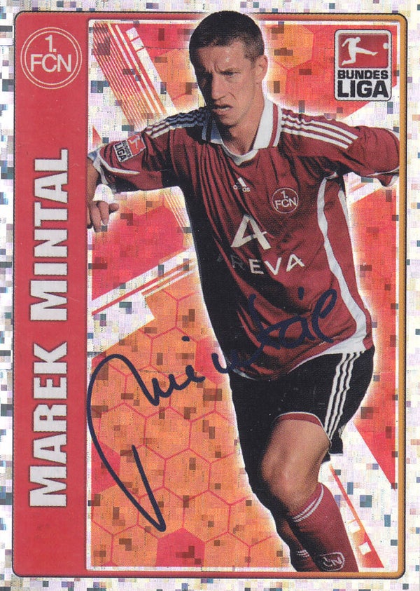Marek Mintal / 1.FC Nürnberg / Topps Bundesliga 2009 / Autograph / Nr. 334