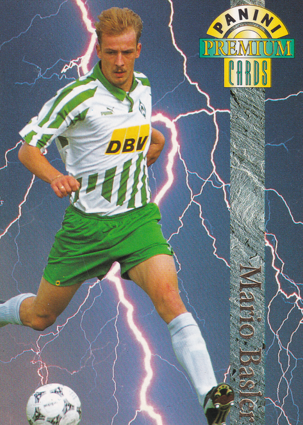 Mario Basler - SV Werder Bremen - Panini Premium Card 1994 - Basis Karte - Nr. 73