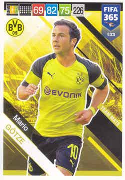 Mario Götze / Borussia Dortmund / Panini Fifa 365 Jahr 2019 / Basis Karte / Nr.133