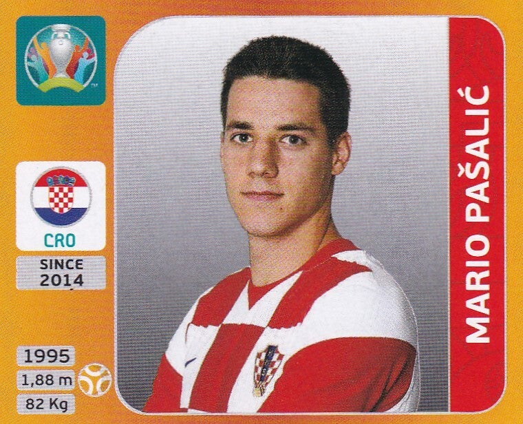 Mario Pasalic - Kroatien - Panini EM 2020 - Basis Bild - Nr. 361