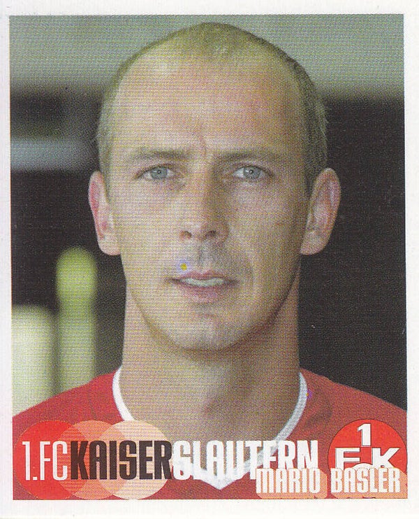 Mario Basler / 1.FC Kaiserslautern / Panini Bundesliga 2002 / Basis Bild / Nr. 266
