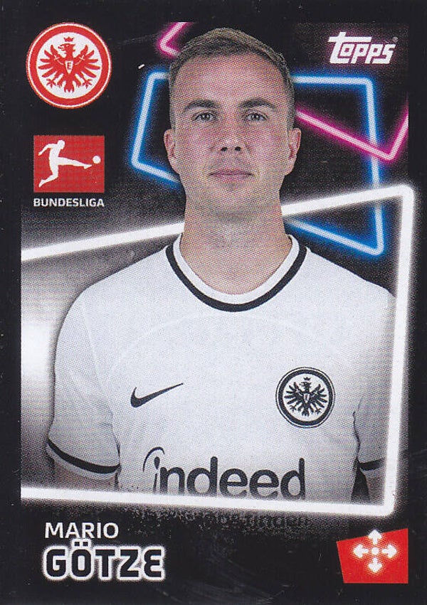 Mario Götze - Eintracht Frankfurt - Topps Bundesliga 2022 - Basis Bild - Nr. 148