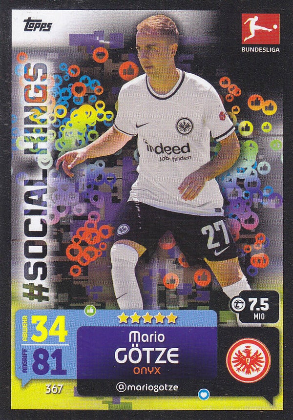 Mario Götze Eintracht Frankfurt Social Kings Nr.367