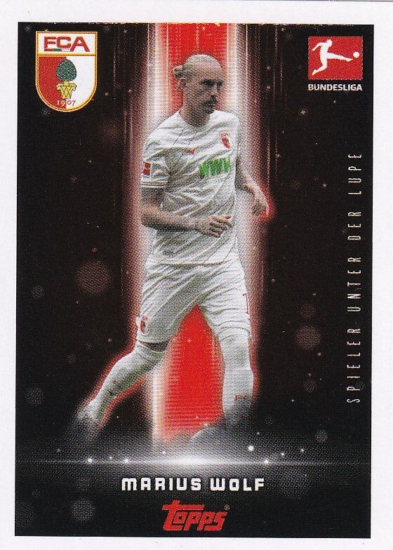 Marius Wolf - FC Augsburg - Topps Bundesliga 2024 - Spieler unter der Lupe - Nr. 25