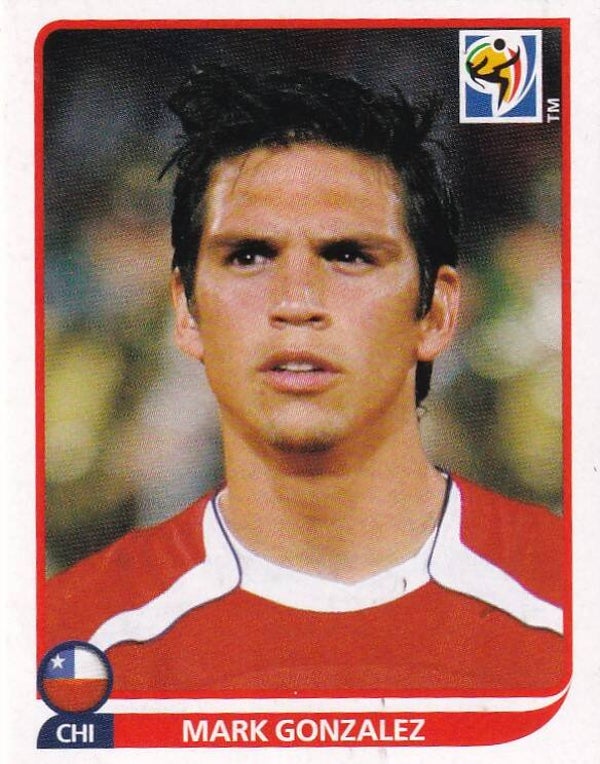 Mark Gonzalez / Chile / Panini WM 2010 / Basis Bild / Nr. 635
