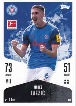 Marko Ivezic / Holstein Kiel / Topps Match Attax 2024 / Basis Karte / Nr. 169