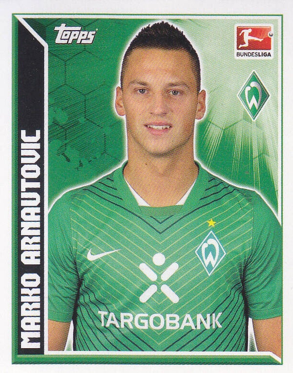 Marko Arnautovic / SV Werder Bremen / Topps Bundesliga 2011 / Basis Bild / Nr. 82