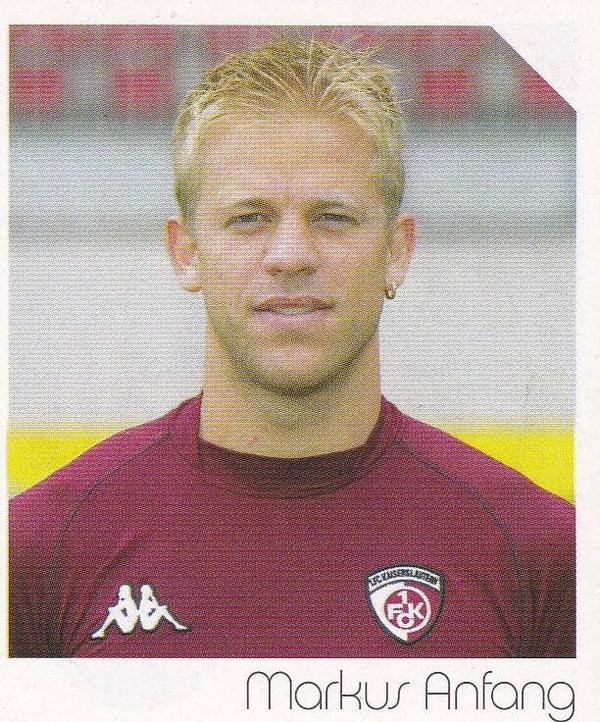 Markus Anfang / 1.FC Kaiserslautern / Panini Bundesliga 2003 / Basis Bild / Nr. 260