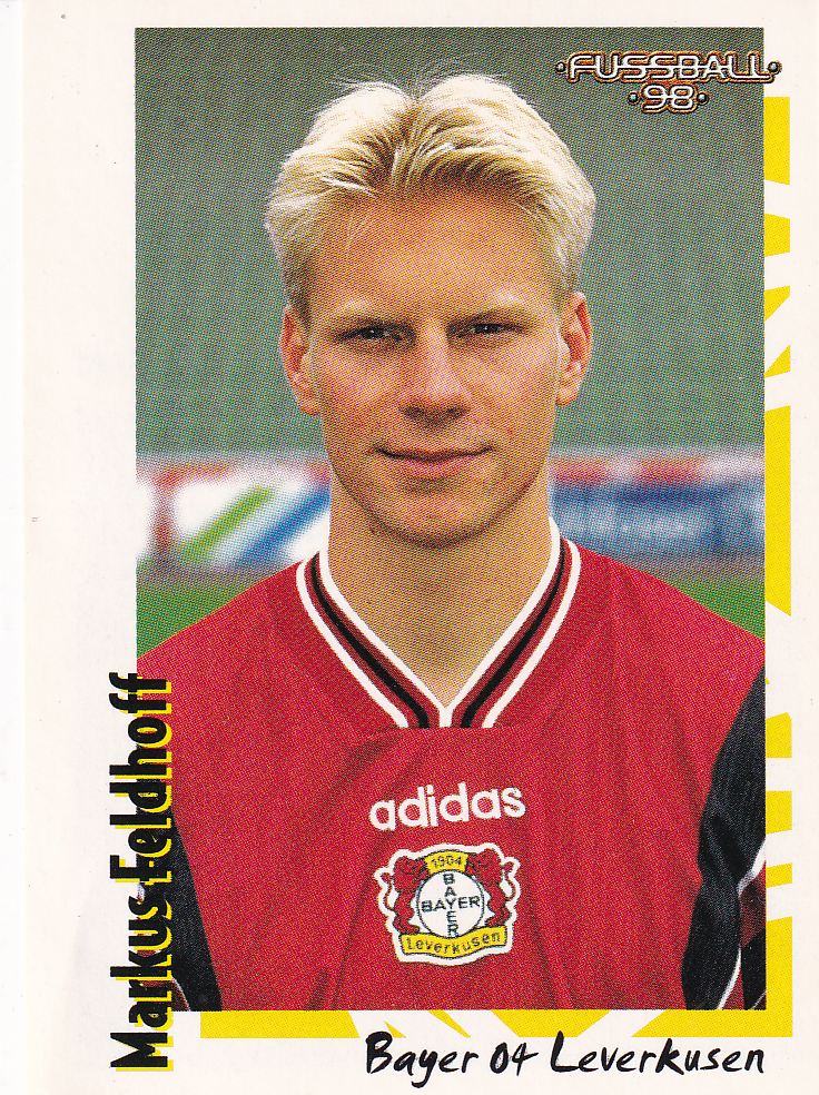 Markus Feldhoff - Bayer 04 Leverkusen - Panini Bundesliga 1998 - Basis Bild - Nr. 53