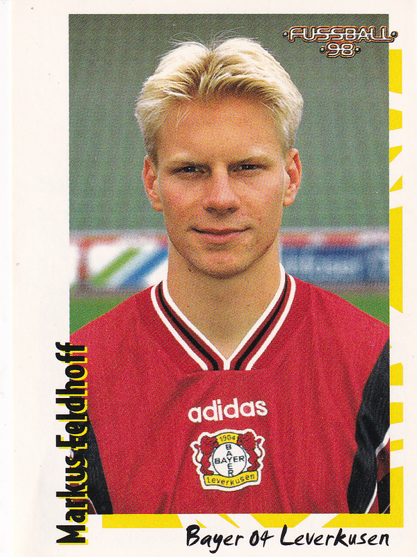Markus Feldhoff - Bayer 04 Leverkusen - Panini Bundesliga 1998 - Basis Bild - Nr. 53