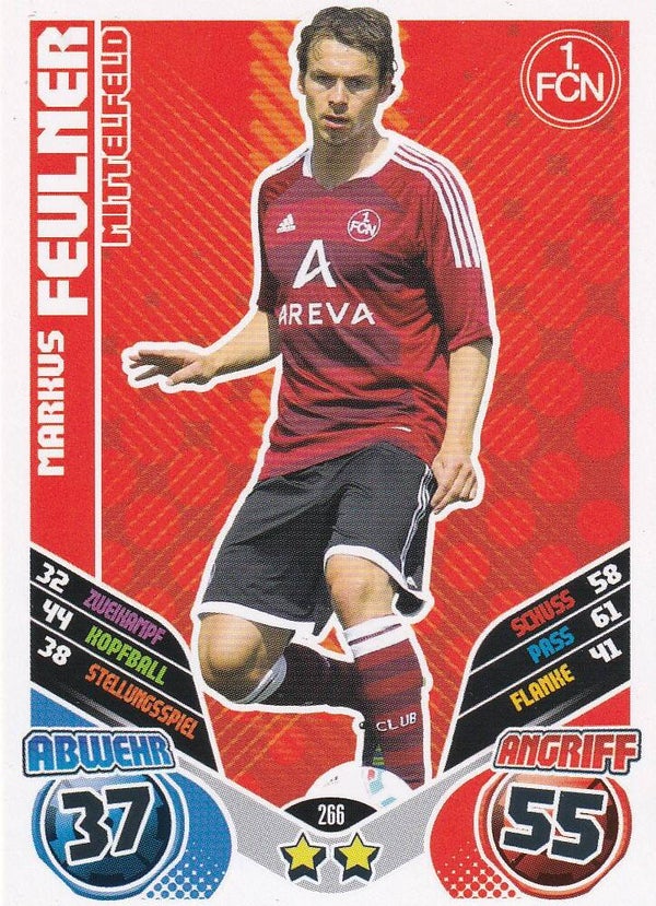 Markus Feulner / 1.FC Nürnberg / Topps Match Attax 2011 / Basis Karte / Nr. 266
