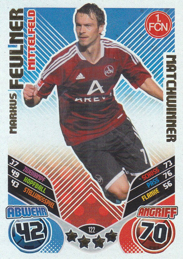 Markus Feulner / 1.FC Nürnberg / Topps Match Attax Extra 2011 / Matchwinner / Nr.122