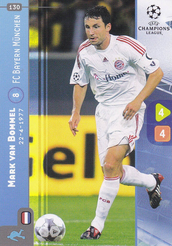 Mark van Bommel / FC Bayern München / Panini Champions League 2008 / Basis Karte / Nr.130