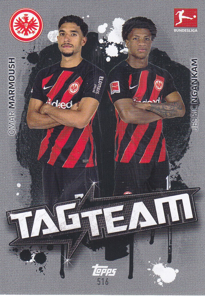 Omar Marmoush & Jessic Ngankam / Eintracht Frankfurt / Topps Match Attax Extra 2023 / Tag Team / Nr.516