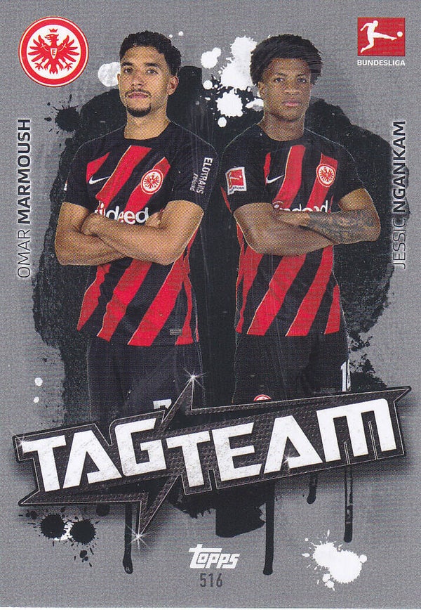 Omar Marmoush & Jessic Ngankam / Eintracht Frankfurt / Topps Match Attax Extra 2023 / Tag Team / Nr.516