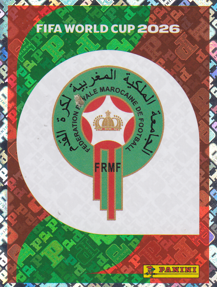 Marokko - Panini WM 2026 - Vereinslogo - Glitzer - MAR1