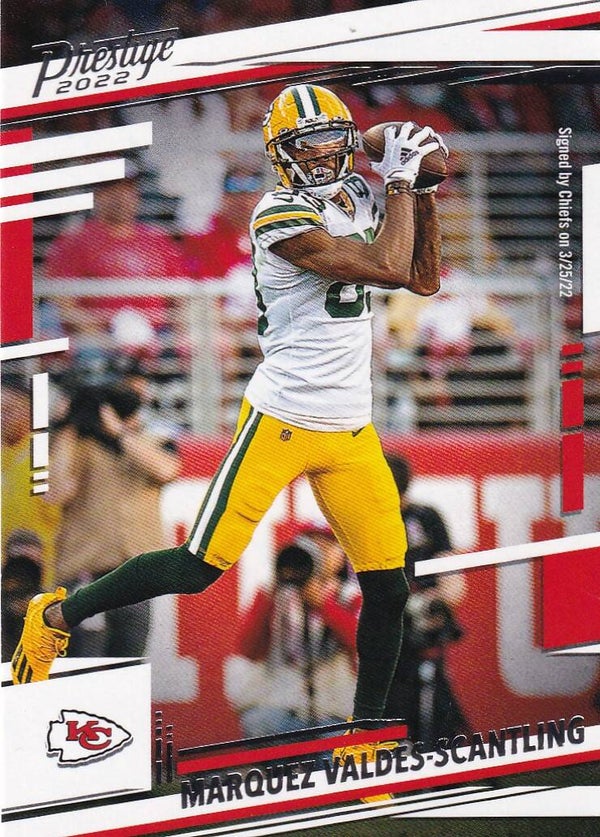 Marquez Valdes-Scantling - Panini American Football 2022 - Kansas City Chiefs - Basis Karte - Nr. 109