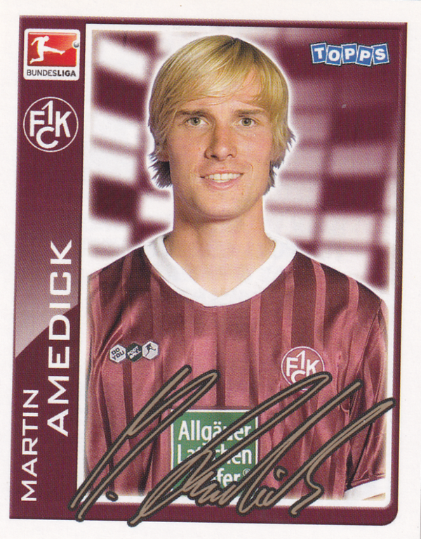 Martin Amedick - 1.FC Kaiserslautern - Topps Bundesliga 2010 - Basis Bild - Nr.157