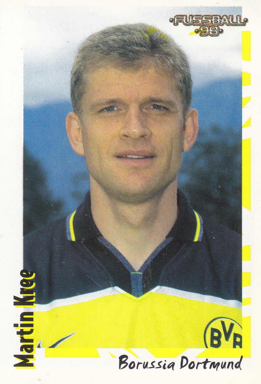 Martin Kree / Borussia Dortmund / Panini Bundesliga 1998 / Basis Bild / Nr. 71