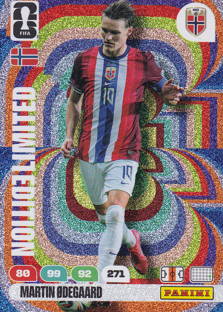 Martin Odegaard - Norwegen - Panini WM 2026 - Limited Edition - Nr. LE-MO