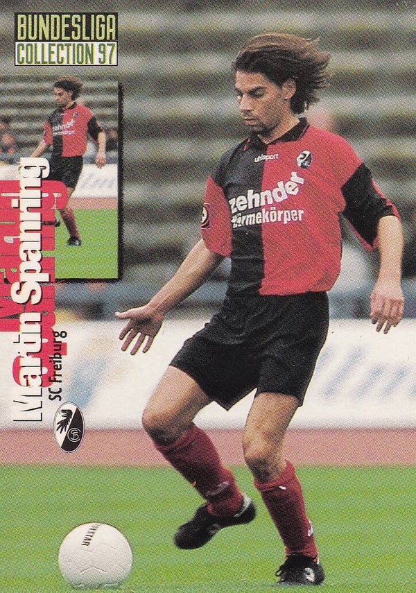 Martin Spanring / SC Freiburg / Panini Bundesliga 1997 / Basis Karte / Nr. 126