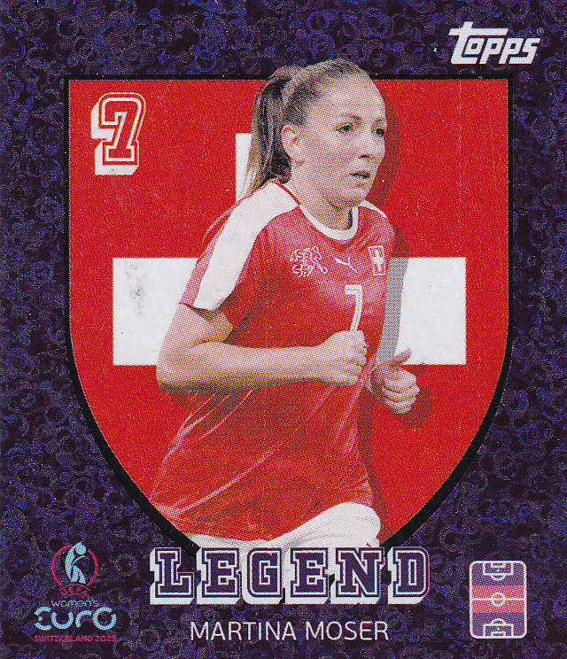 Martina Moser - Schweiz - Topps Frauen EM 2025 - Legend - Nr. 307