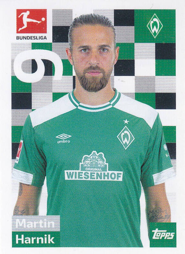 Martin Harnik / SV Werder Bremen / Topps Bundesliga 2018 / Basis Bild / Nr. 47