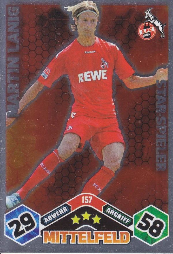 Martin Lanig / 1.FC Köln / Topps Match Attax 2010 / Star-Spieler / Nr. 157