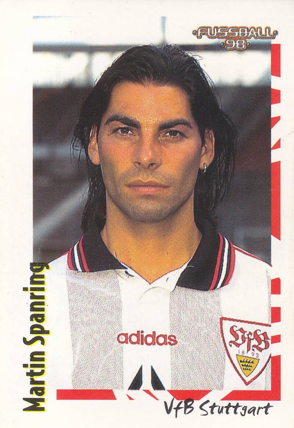Martin Spanring / VFB Stuttgart / Panini Bundesliga 1998 / Basis Bild / Nr. 96
