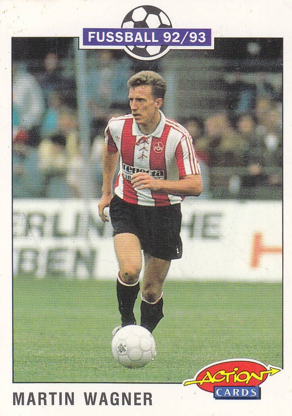 Martin Wagner / 1.FC Nürnberg / Panini Bundesliga 1992 / Basis Karte / Nr.103