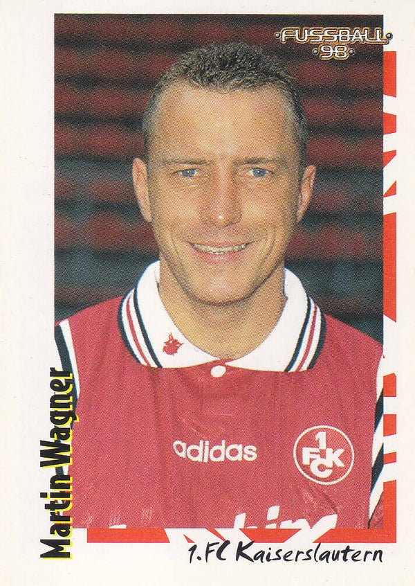 Martin Wagner / 1.FC Kaiserslautern / Panini Bundesliga 1998 / Basis Bild / Nr. 425