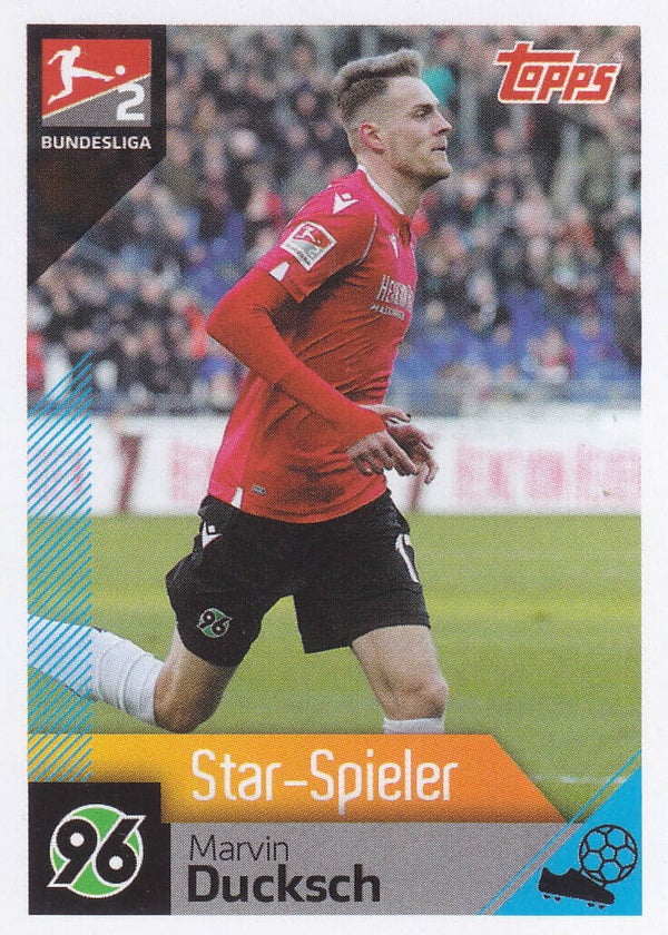 Marvin Ducksch / Hannover 96 / Topps Bundesliga 2020 / Star-Spieler / Nr. 390