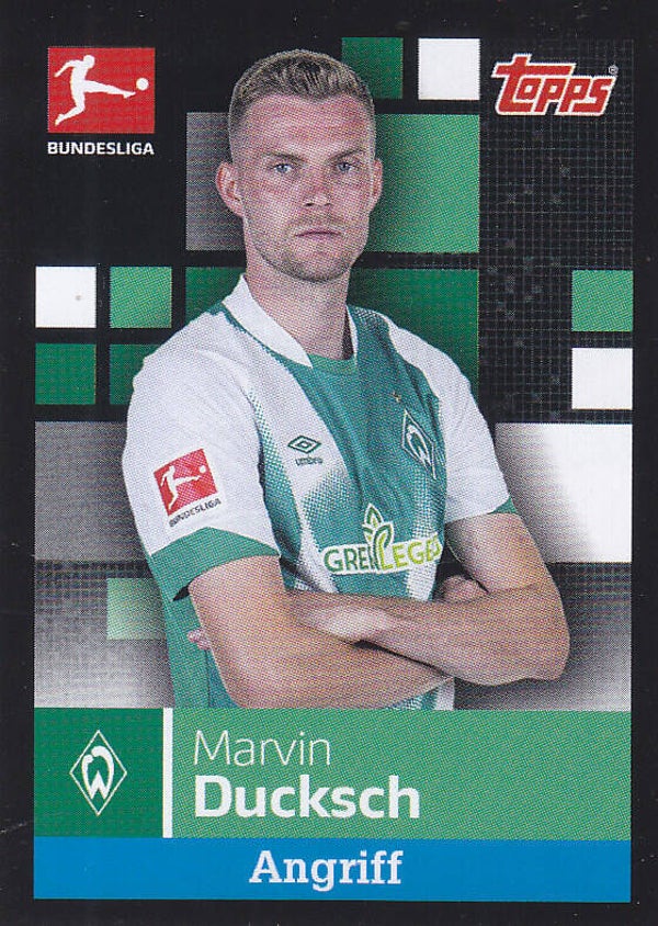 Marvin Ducksch / SV Werder Bremen / Topps Bundesliga 2022 / Sicker Evolution 2019/20 / Nr. 22