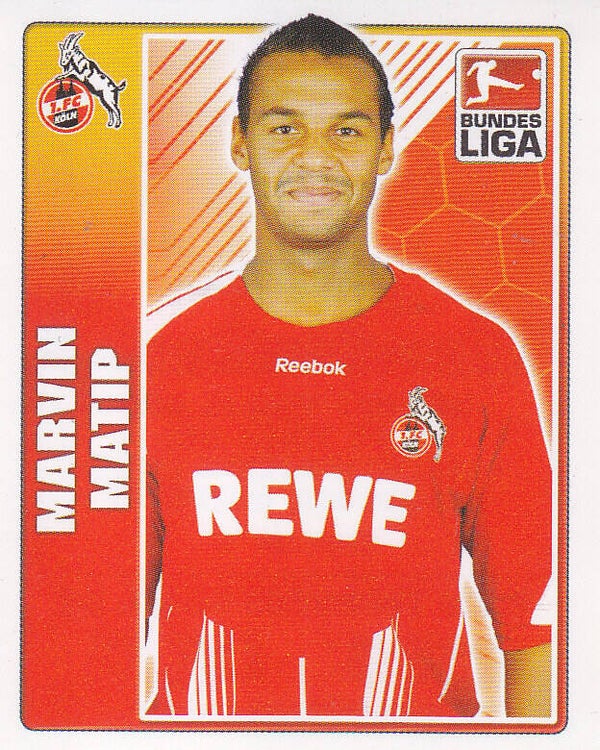 Marvin Matip / 1.FC Köln / Topps Bundesliga 2009 / Basis Bild Nr.235