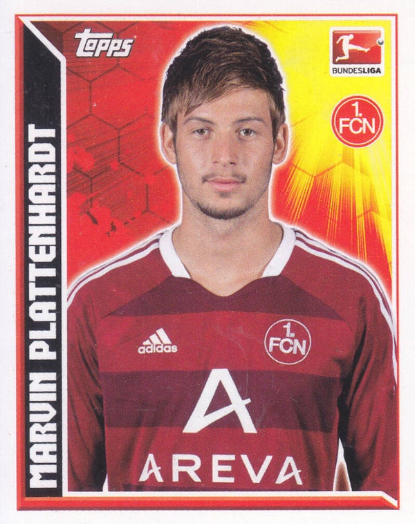 Marvin Plattenhardt / 1.FC Nürnberg / Topps Bundesliga 2011 / Basis Bild / Nr. 323
