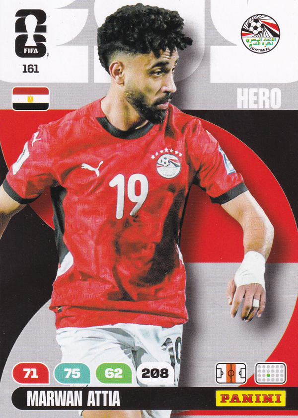 Marwan Attia - Ägypten - Panini WM 2026 - Hero - Nr. 161