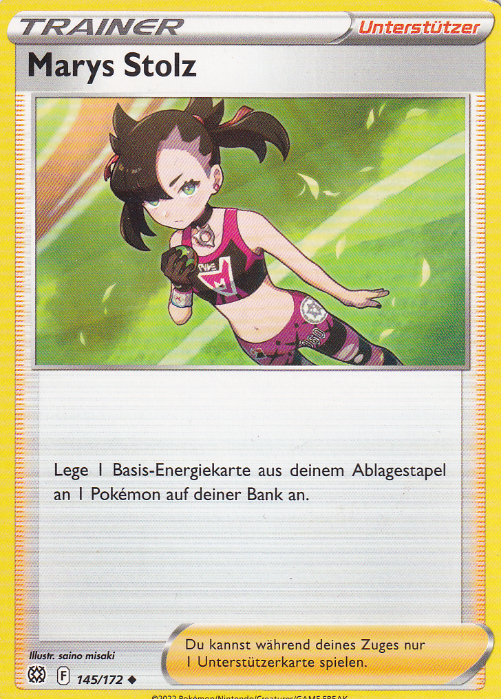 Marys Stolz - Pokemon - Strahlende Sterne 2022 - Trainer - Nr. 145/172