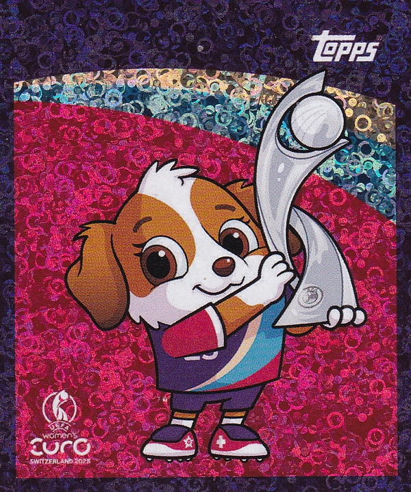 Maskottchen - Topps Frauen EM 2025 - Glitzer - Nr. 4