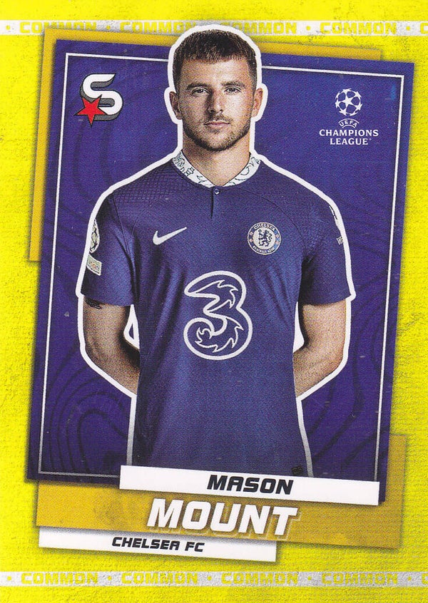 Mason Mount / FC Chelsea / Topps Superstars 2022 / Parallel Common Yellow / nicht nummeriert / Nr.24
